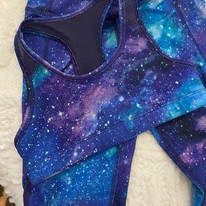 Girls old navy active 2 piece galaxy set size 8